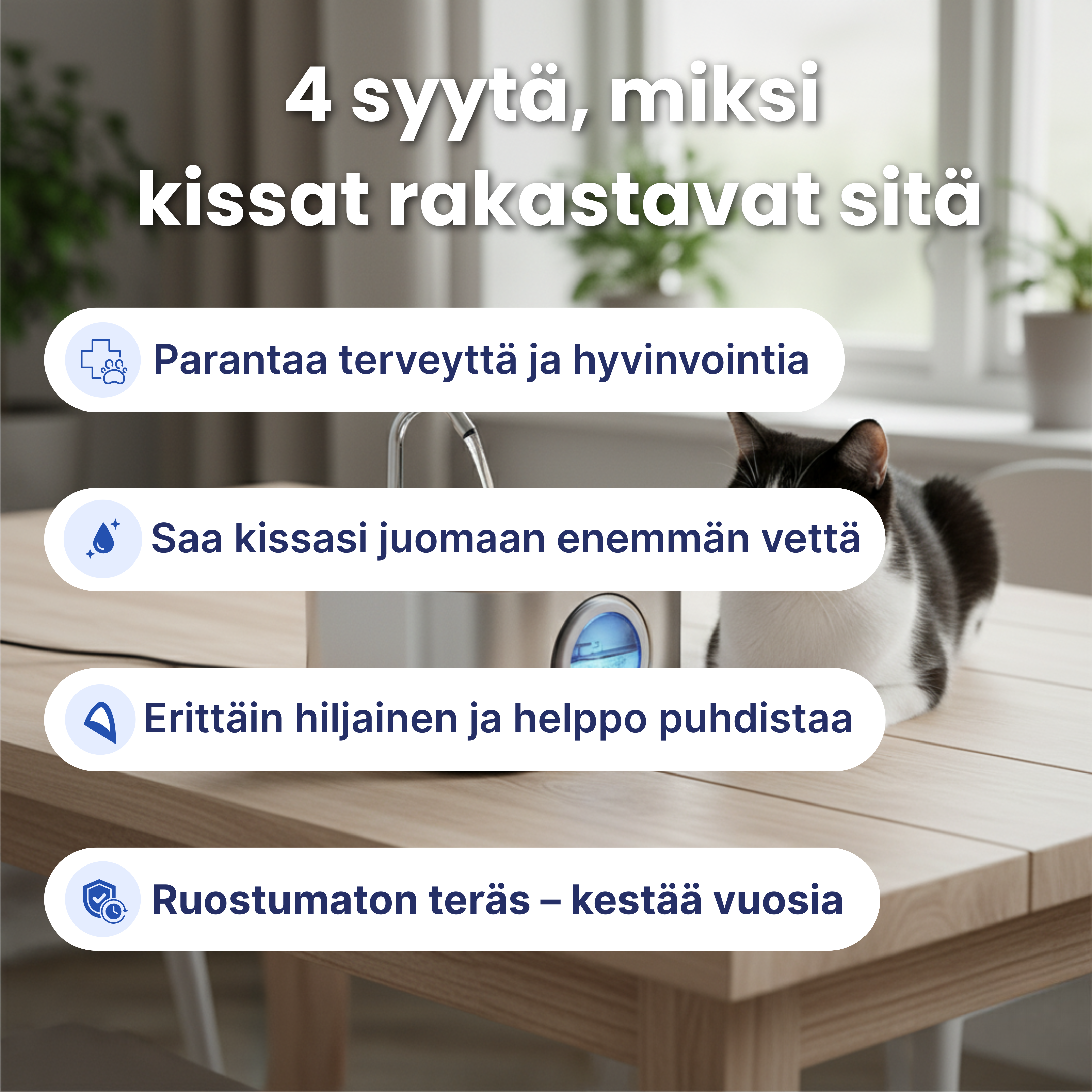 Cattellan Vesiautomaatti Ruostumattomasta Teräksestä